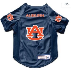 University Of Auburn Littlearth Pet Stretch Jersey Premium Pet Gear XS New Unuse